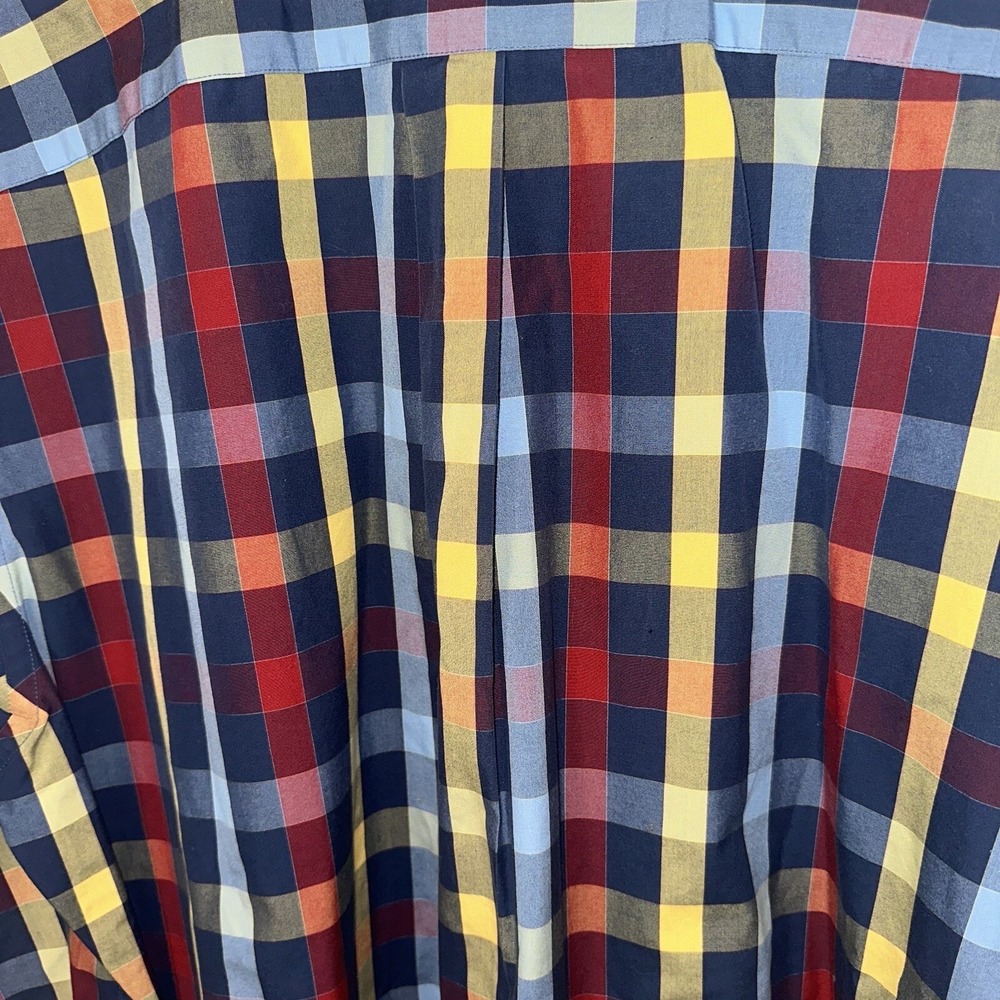 Jos‎ A. Banks Mens Traveler's Checkered Long Sleeve Button Down Shirt XL - Picture 8 of 16
